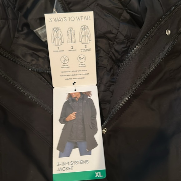 NWT Lands' End Ladies' 3-in-1 Systems Jacket - Picture 10 of 10